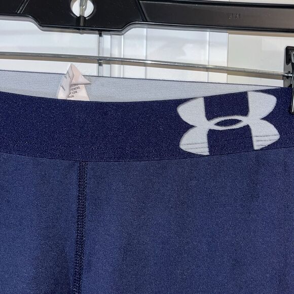 Womens Compression Yale University Bulldogs Stretch Cropped Yoga Gym Work Out M - Picture 4 of 6